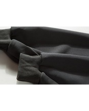 ハーフジップオーバーサイズパーカー　S0365