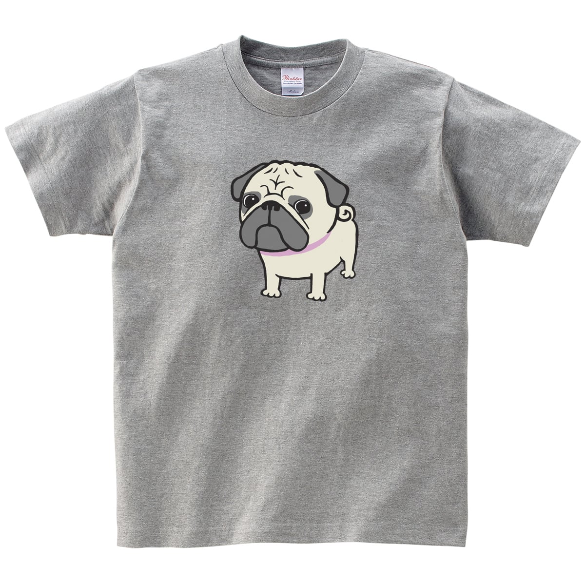 ワンコ パグ Tシャツ dog301g ティーシャツ ギフト プレゼント 犬 イヌ ワンコ おもしろtシャツ 日本犬