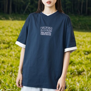 Oversized Short Sleeve T-Shirt ‐3col‐ A0446