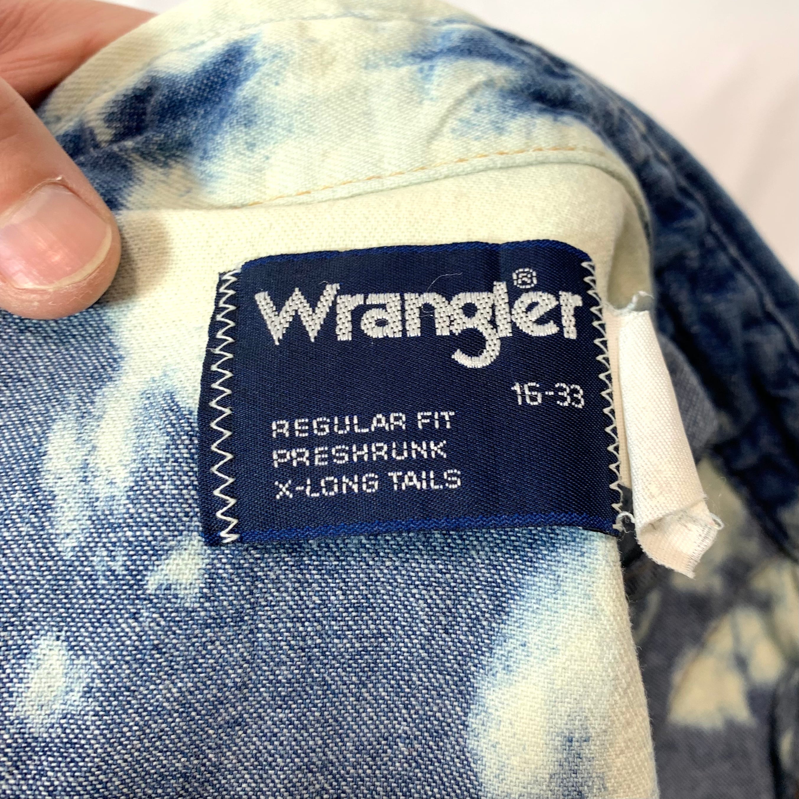 wrangler ラングラー　90s デニムウエスタンシャツ　ビンテージ