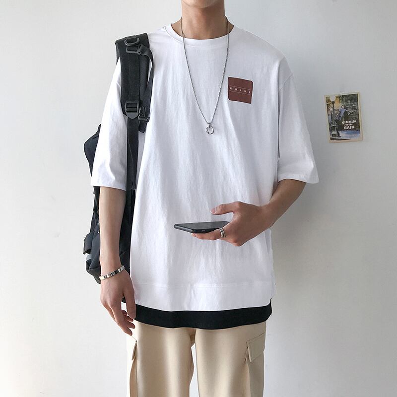 全2色 Tシャツ カットソー プリント カジュアル シンプル