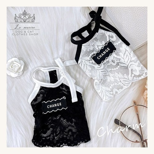 予約【№B03684】フレグランスレース ホルターネック ストレッチワンピ