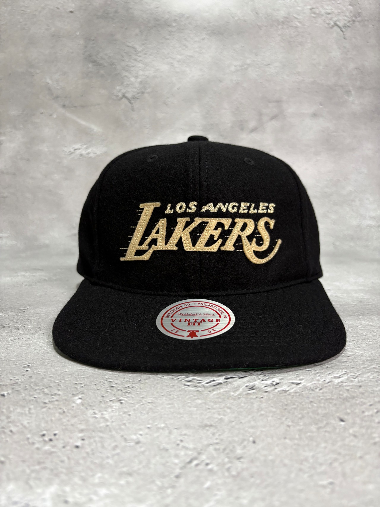 Mitchell＆Ness/ミッチェルアンドネス NBA ロサンゼルス・レイカーズ キャップ ブラック