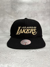 Mitchell＆Ness/ミッチェルアンドネス NBA ロサンゼルス・レイカーズ キャップ ブラック