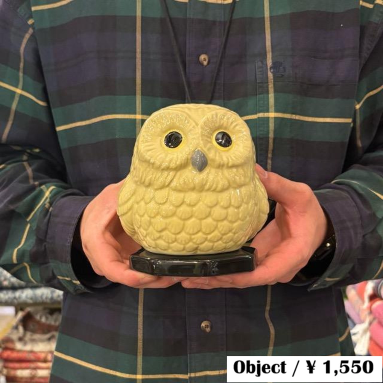 China Owl Seal Holder Object 中国 フクロウ印鑑入れ 置物 インテリア雑貨 ギフト 飾り