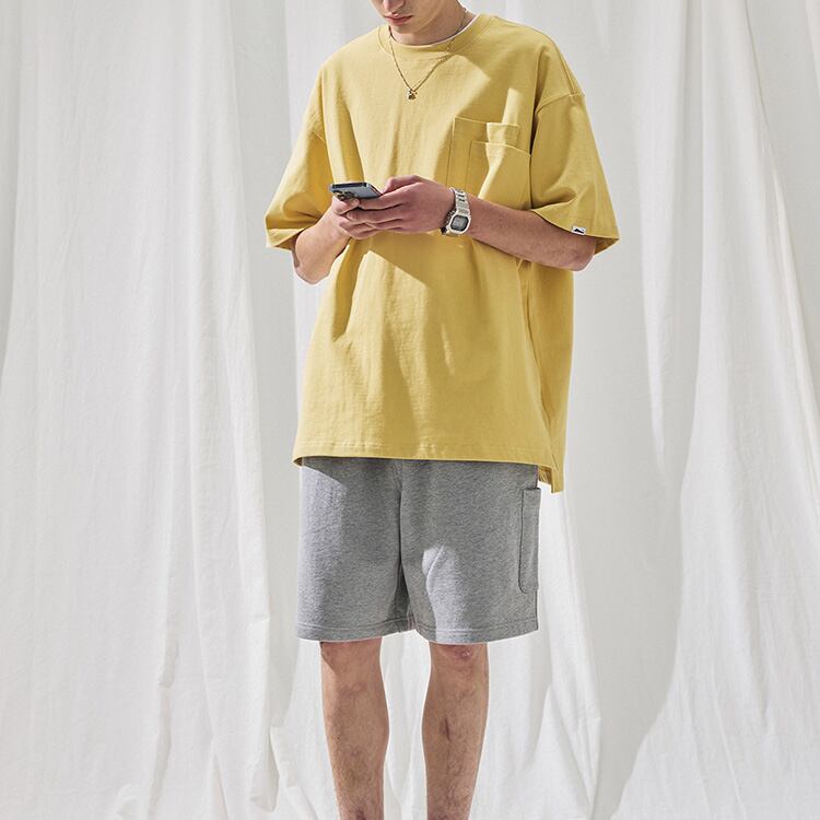 ★HEAVY WEIGHT DROPPED SHOULDER HALF SLEEVES　　　A0482