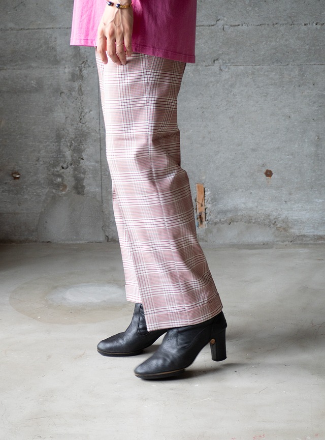 "Arnold Palmer" 1980s Glen check trousers