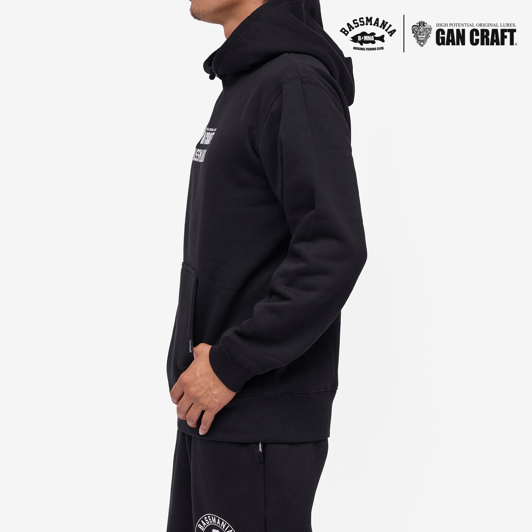GANCRAFT×BASSMANIA】GANMANIA Sweat Pullover ［BLK］［LIMITED