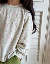 韓国子供服 / 26Autumn / MINIMAL / フラワーソフトTシャツ / 秋服 *S~JM*