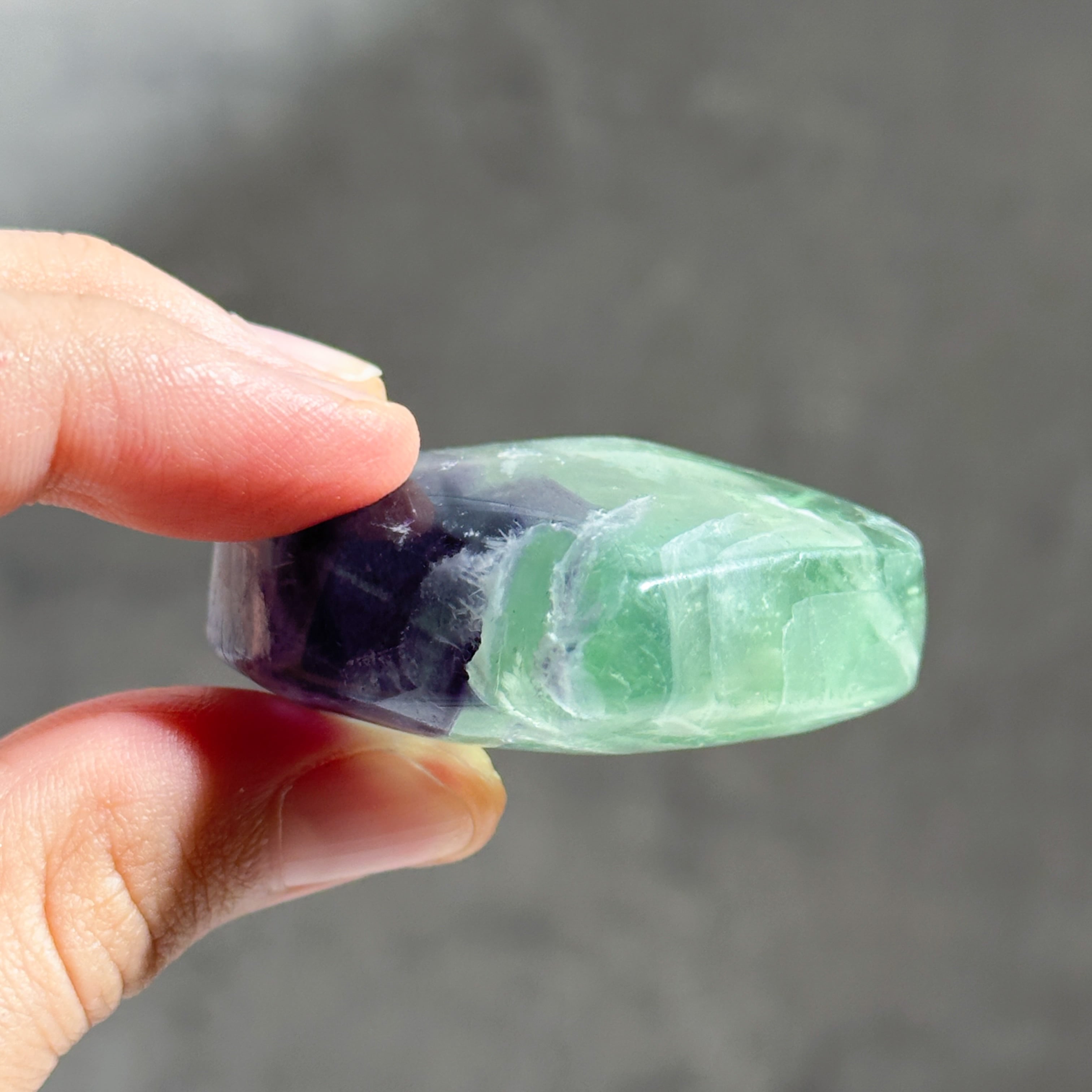 エンジェルフェザーフローライトハート 31◇ Angel Feather Fluorite