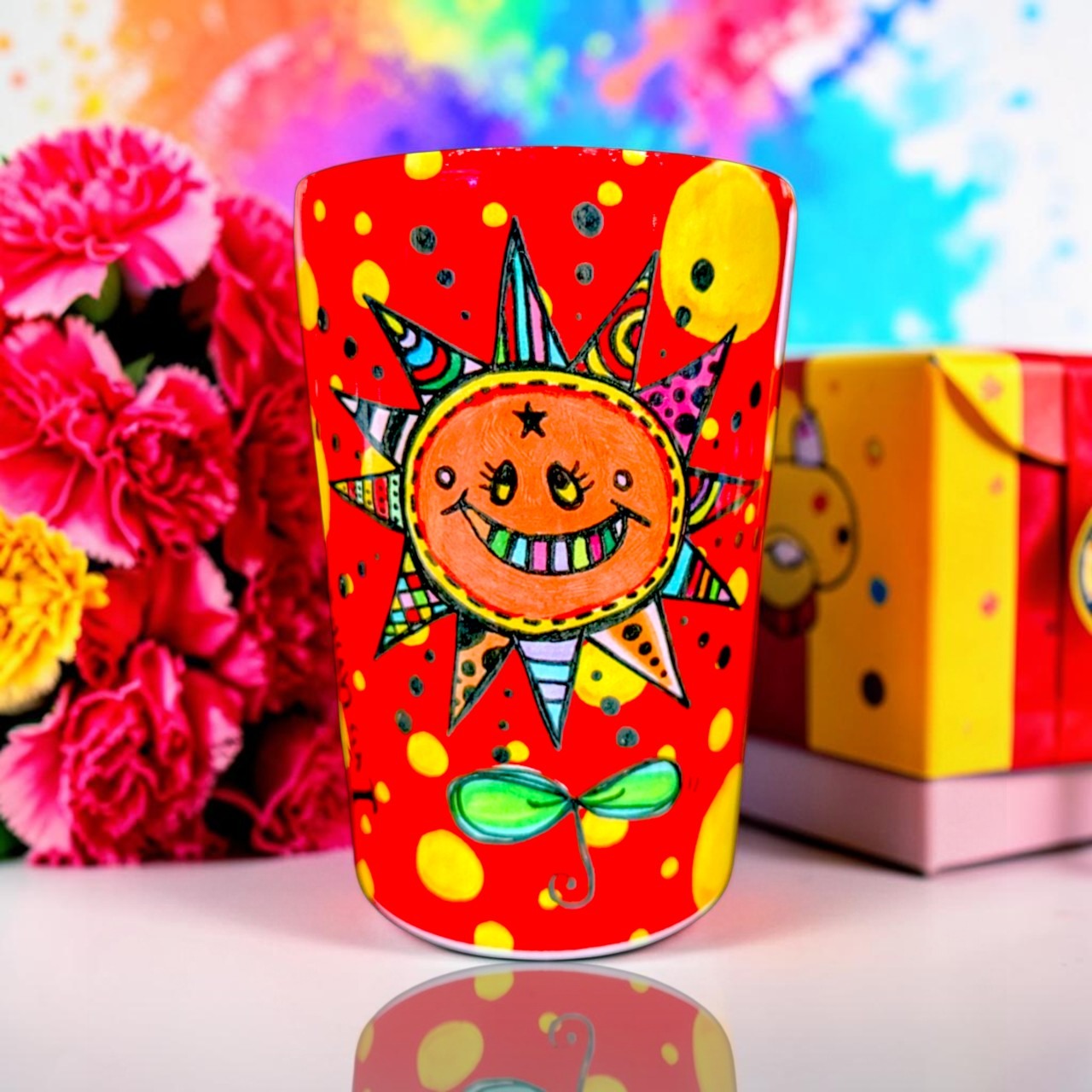 【母の日限定ラッピング付】pipiキープタンブラー わたし無敵でしょ?