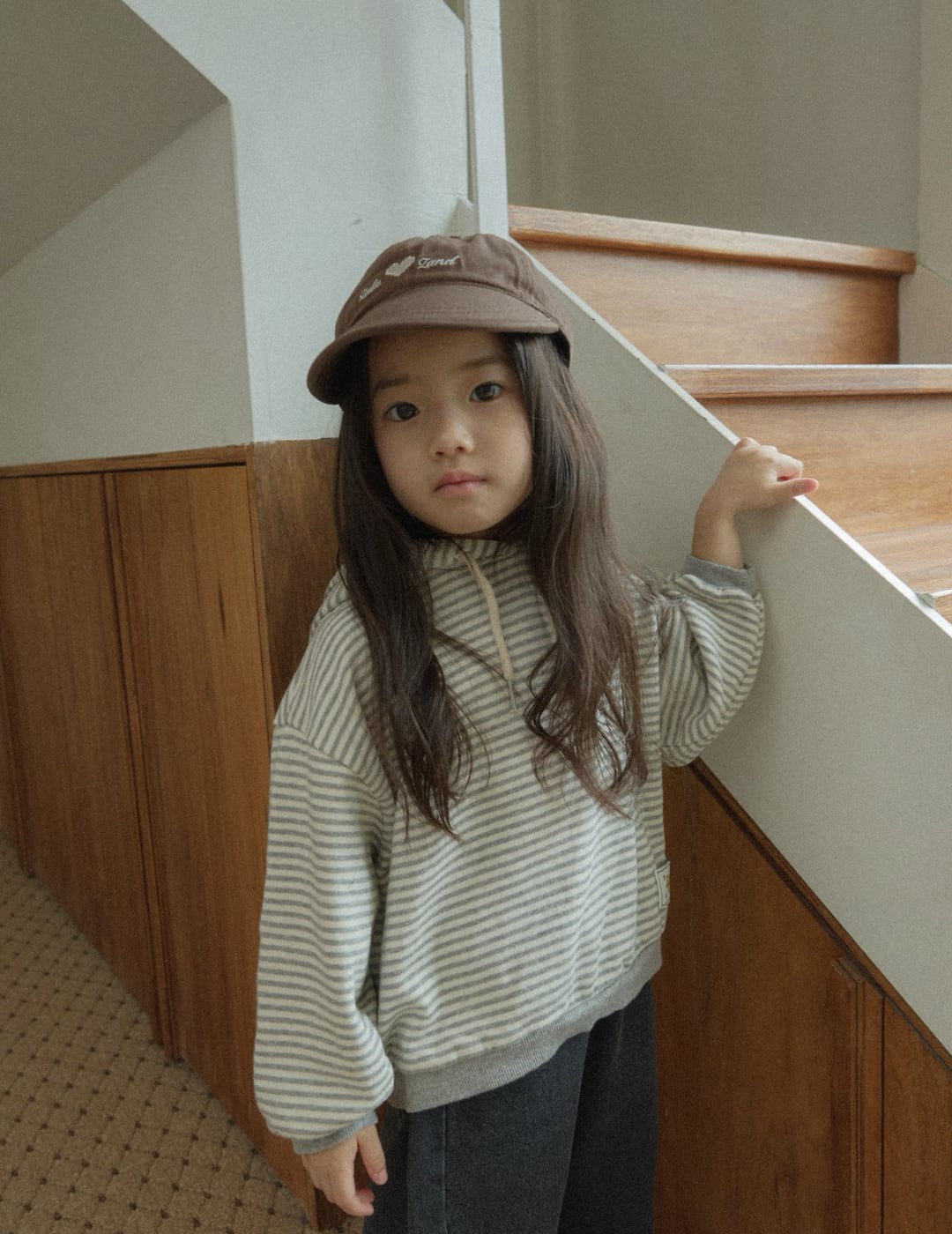 送料無料【予約】/ kids モモフードTシャツ /lalaland