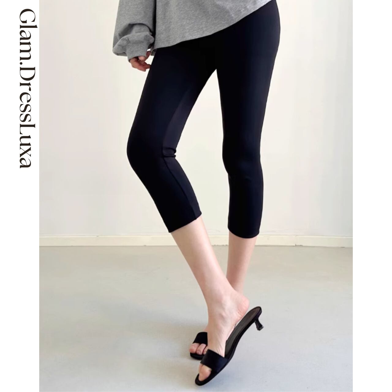 Cropped Fit レギンス_P412