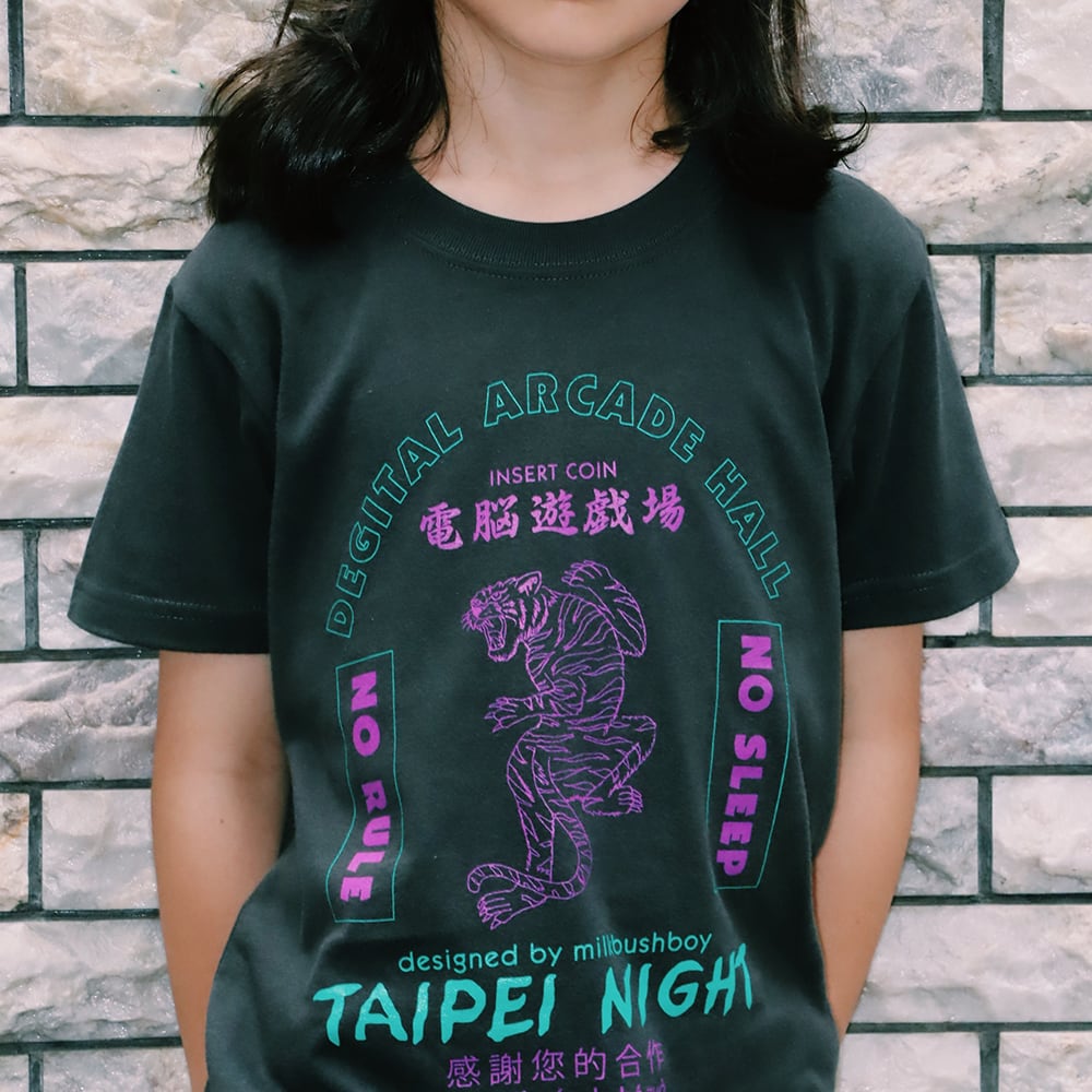 KIDS Tee TAIPEI NIGHT 台湾夜市 虎 チャイニーズ china 150cmまで