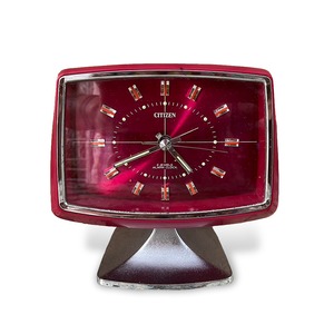 【ヴィンテージ 70's シチズン CITIZEN スタント卓上クロック(箱付)】