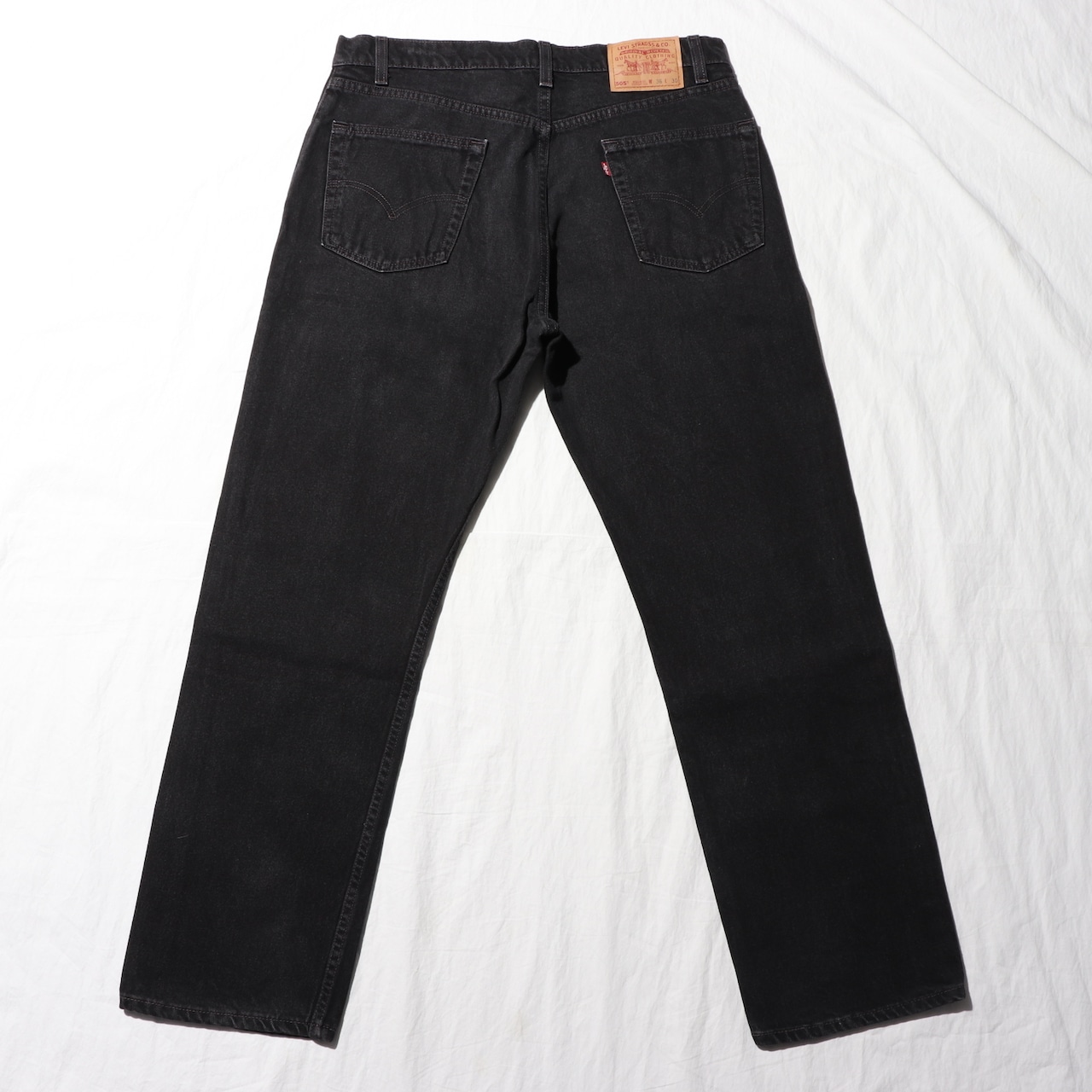 美品 36×30 Levi’s 505 USA 98年 サルファーブラック デニムパンツ リーバイス