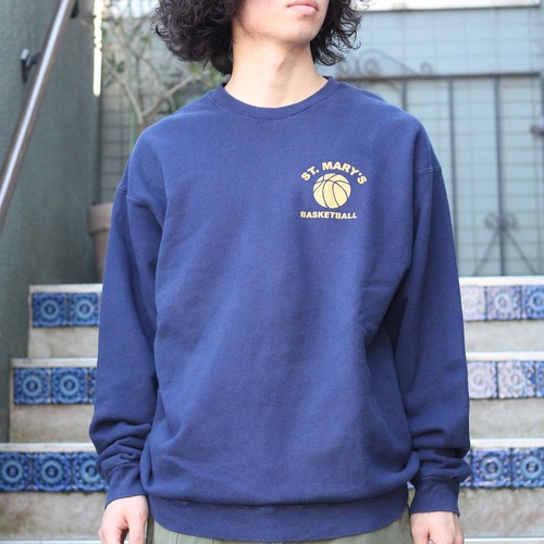 USA VINTAGE COLLEGE DESIGN OVER SWEAT SHIRT/アメリカ古着カレッジデザインオーバースウェット