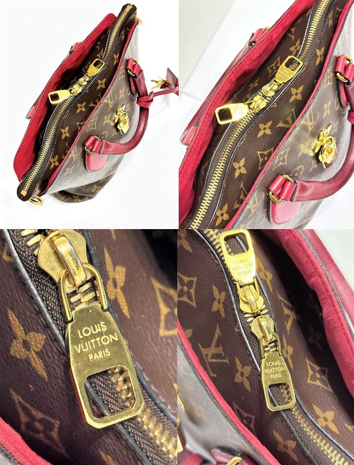 LOUIS VUITTON ルイヴィトン フラワー ジップド トート PM モノグラム