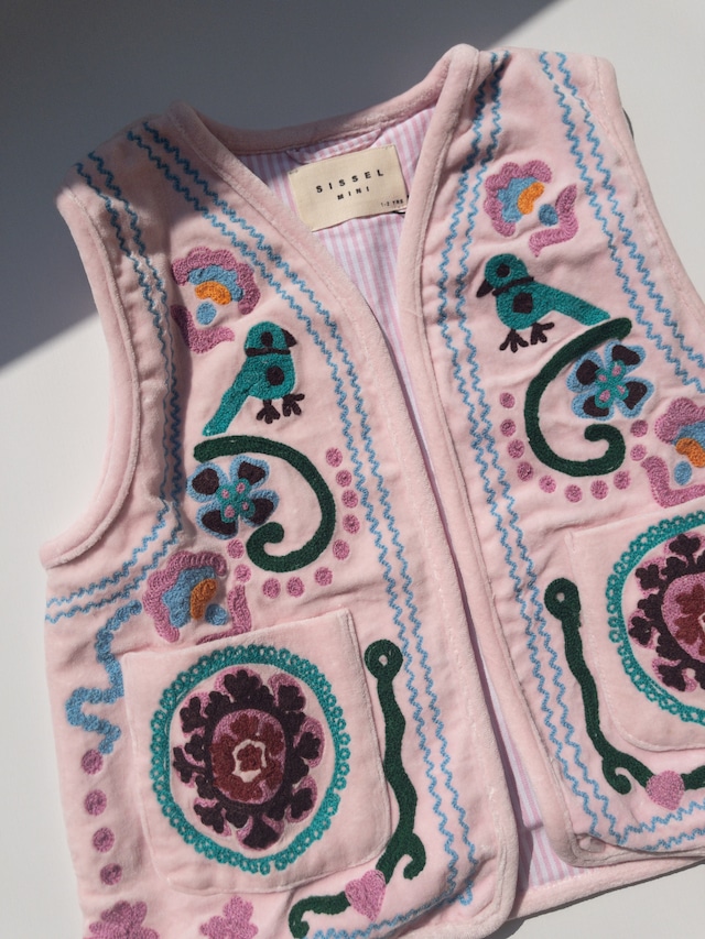 《即納》SISSEL MINI / CAIA MINI VEST - Leftover Fabric Rose