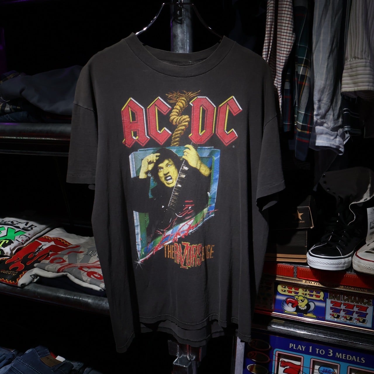 90s AC/DC The Razors Edge World Tour Tee Vintage Band Tee