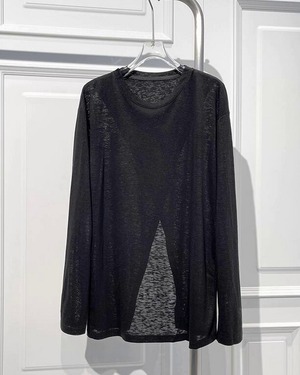 バックシアースリットロングスリーブ 3color A0560