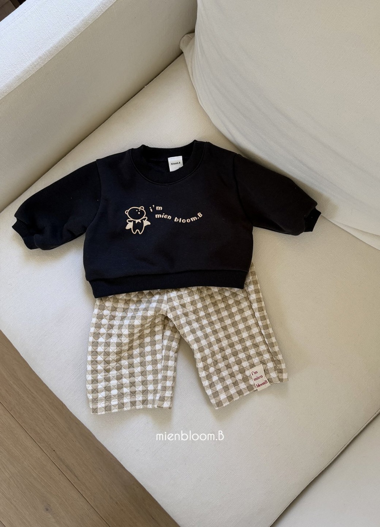 mien bloom B［取寄］nubi check pants 26winter
