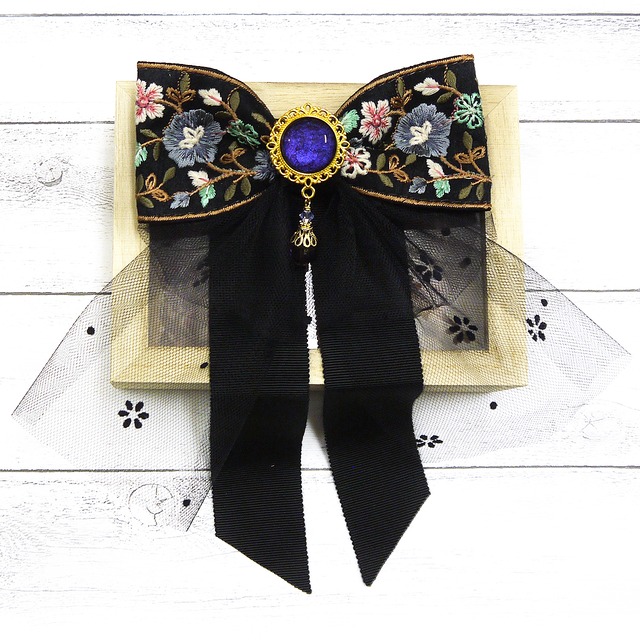 【はこまま屋×ミズイロ】魔導石～妖精図書館～/バレッタ