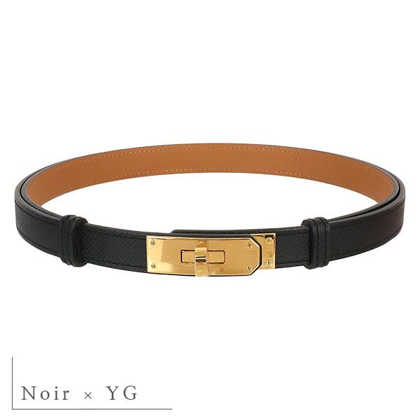 New HERMES エルメス ベルト ケリー 18 ケリーベルト ヴォーエプソン 9