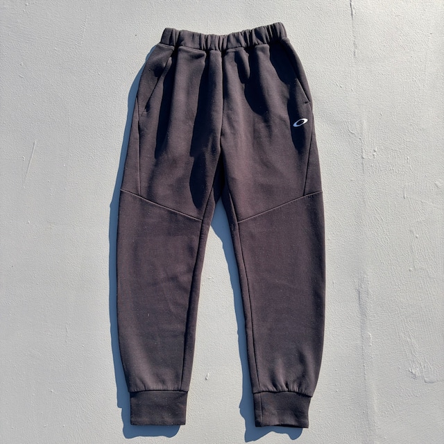 #7190 00s "OAKLEY" logo reflector gimmick wide sweat pants