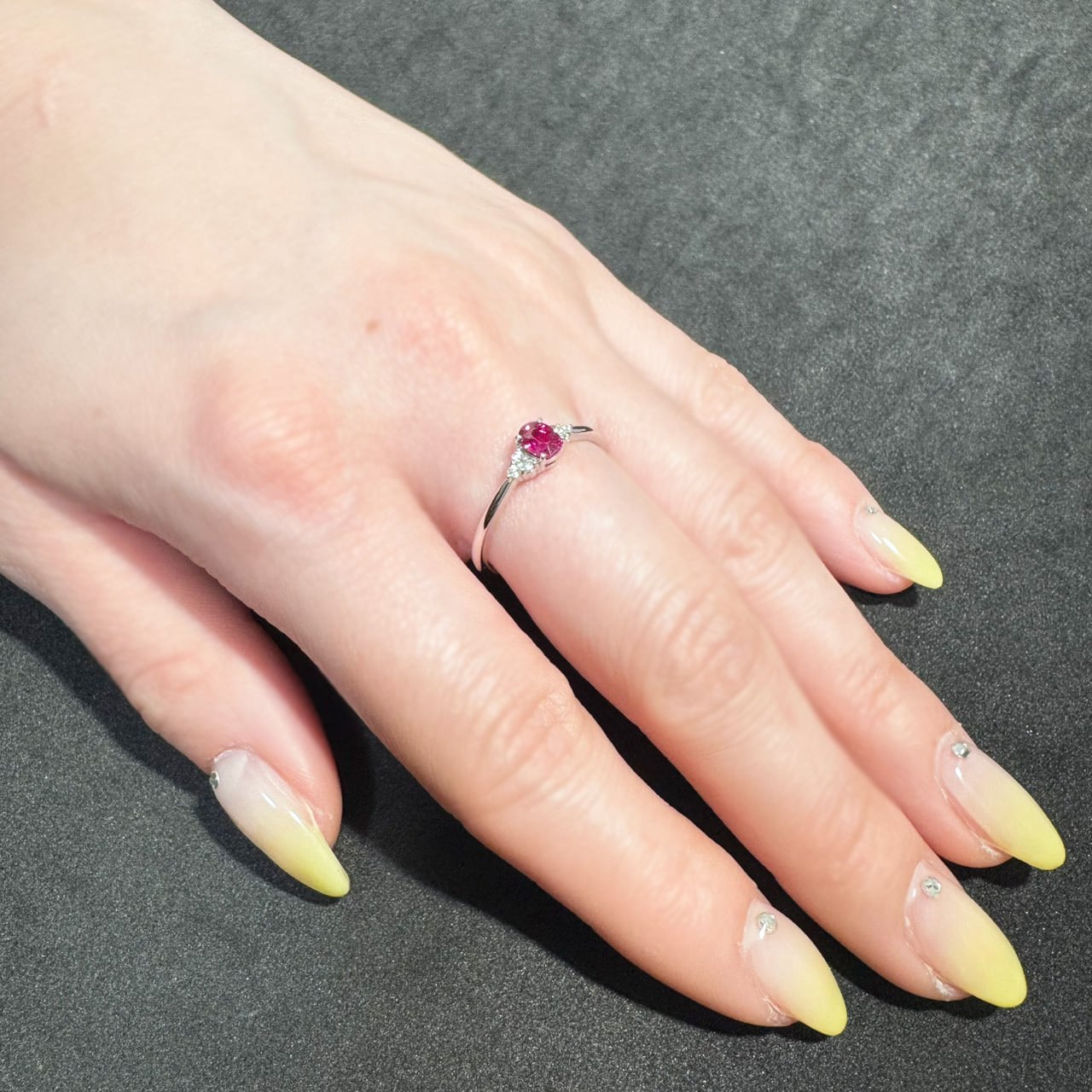Pt950 0.34ct ルビー ダイヤモンドリング | カオキ | 日本最大級の品