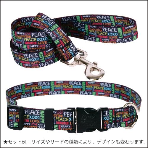 Cool Type 首輪＋リードセット Lサイズ - Yellow Dog Design