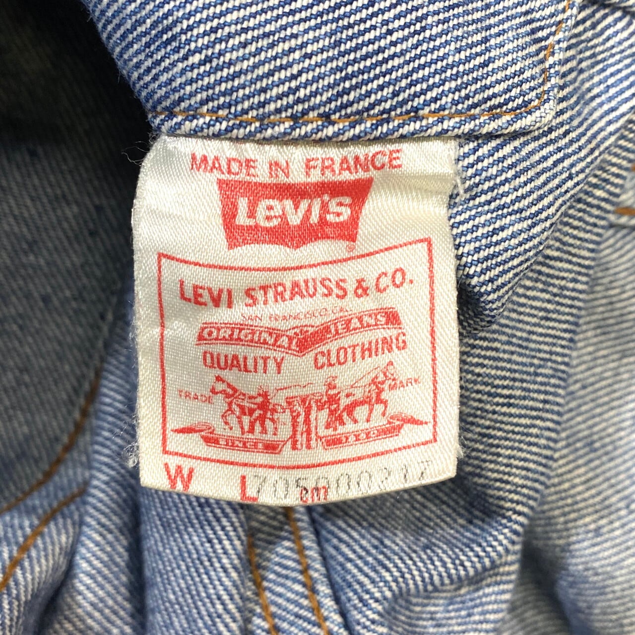 90年代 フランス製 ビンテージ Levi