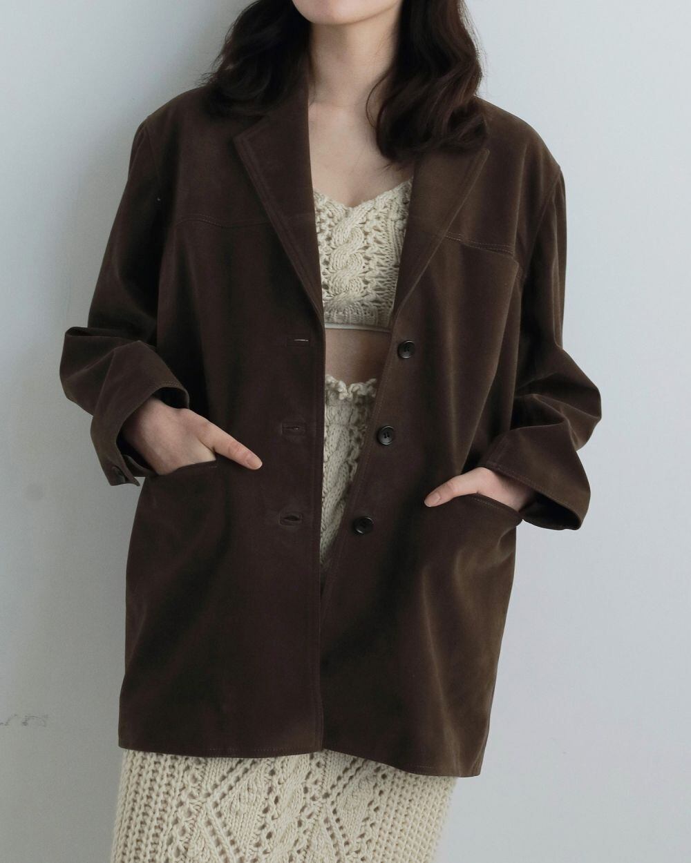 anuke(アンヌーク) Eco Suede Jacket | サウスオレンジ｜メンズ