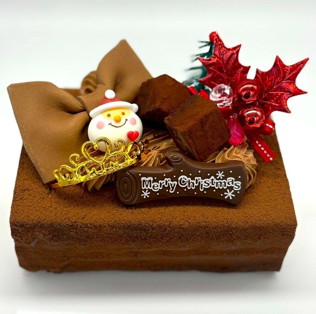 【発送冷凍ケーキ】クリスマスケーキ X'masスイートショコラ 10×16cm （４～６名様サイズ）