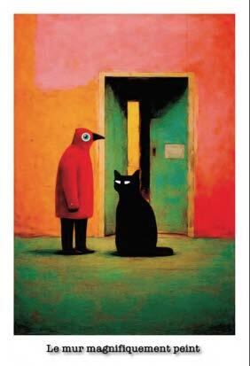 George Bayer "le Chat and the brilliantly painted wall" 3/3