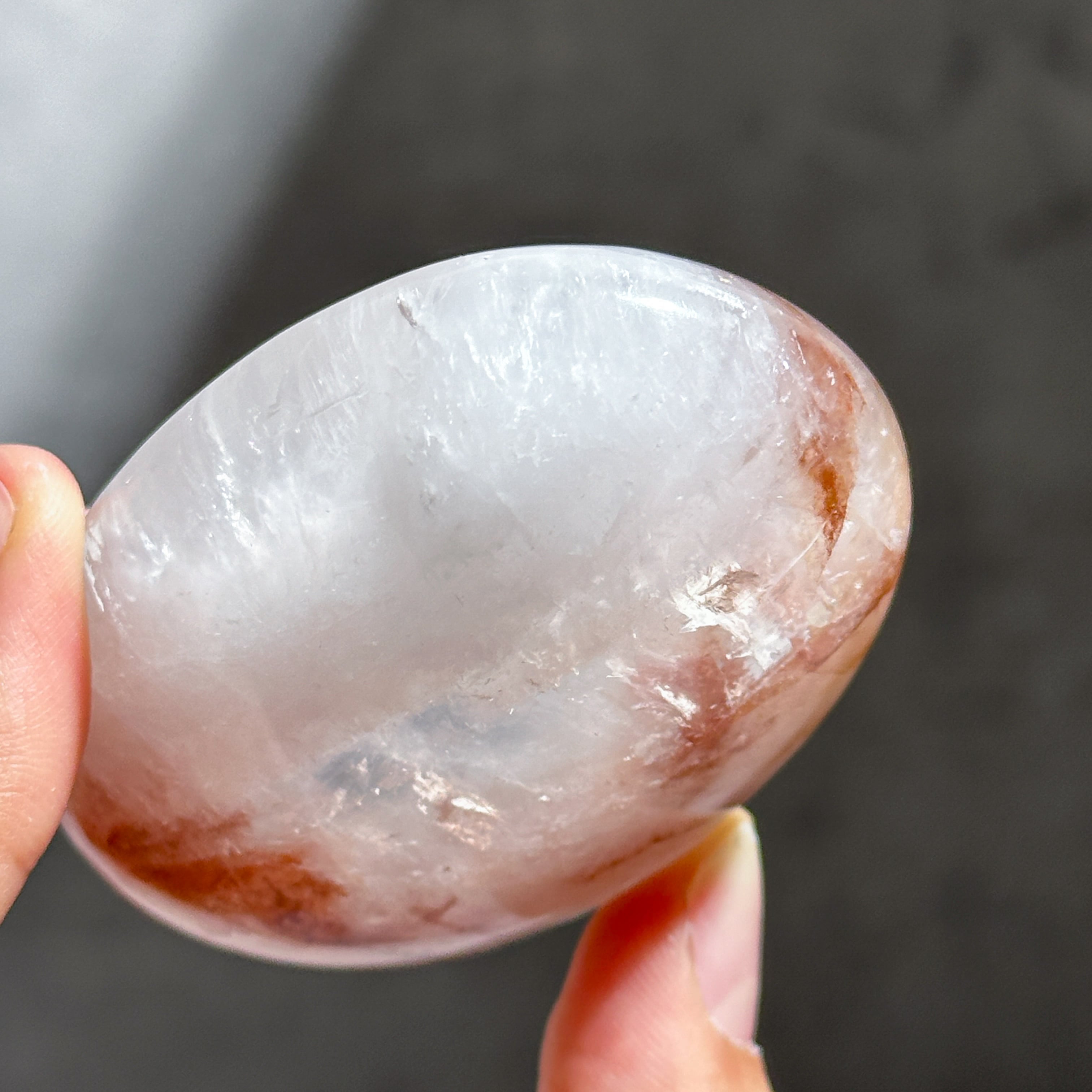 レッドヘマタイトクォーツ パームストーン15◇Red Hematite Quartz