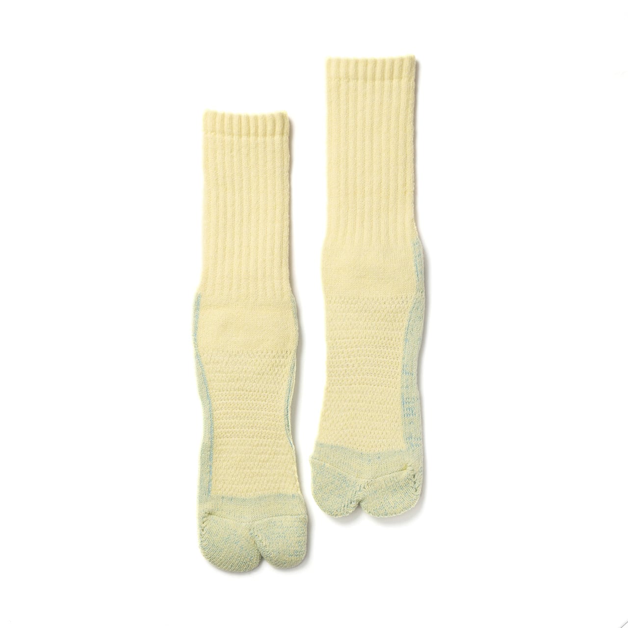 84N Wool Long Socks(PailYellow)