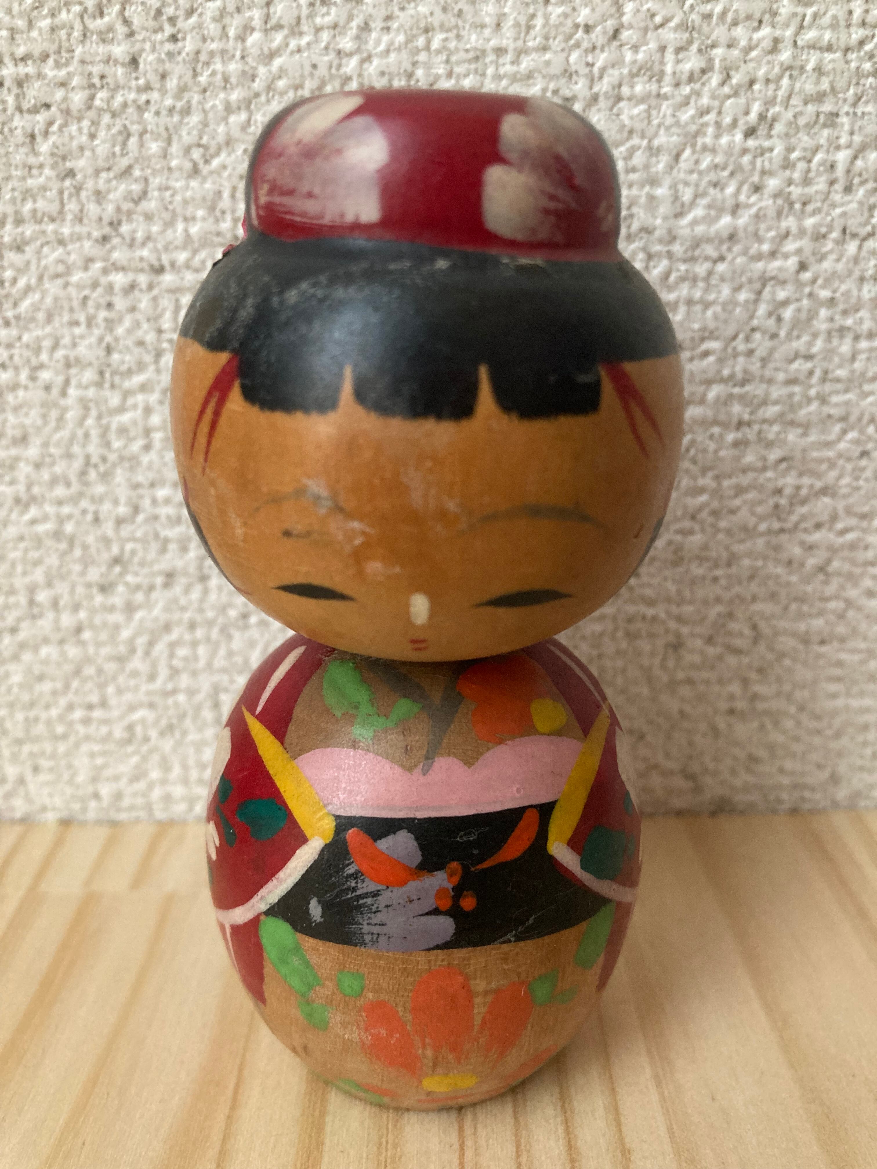 民藝品】【工芸品】こけし kokeshi 夫婦 ペア セット vintage | 古着の