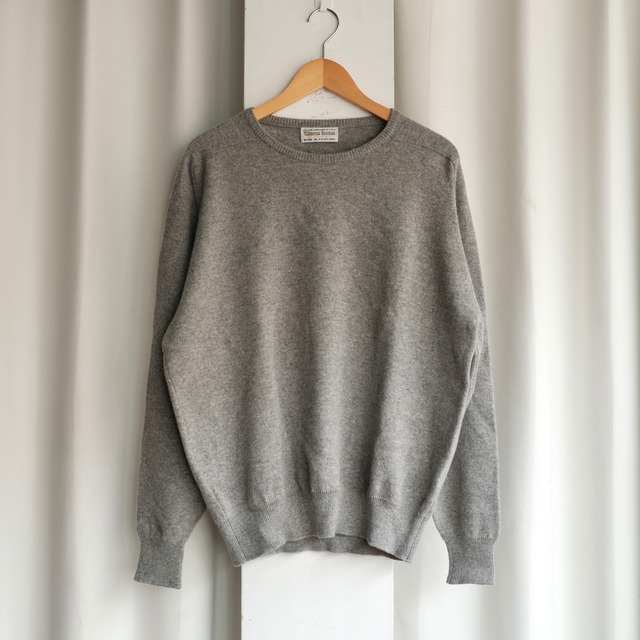 WILLIAM LOCKIE SADDLE SHOULDER WOOL KNIT