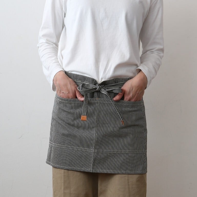 カフェエプロン ヒッコリー | sunny day tailor