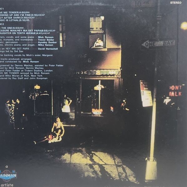 Mick Ronson / Slaughter On 10th Avenue [RCA-6223] - 画像2