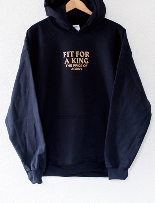 【FIT FOR A KING】Agony Hoodie (Black)