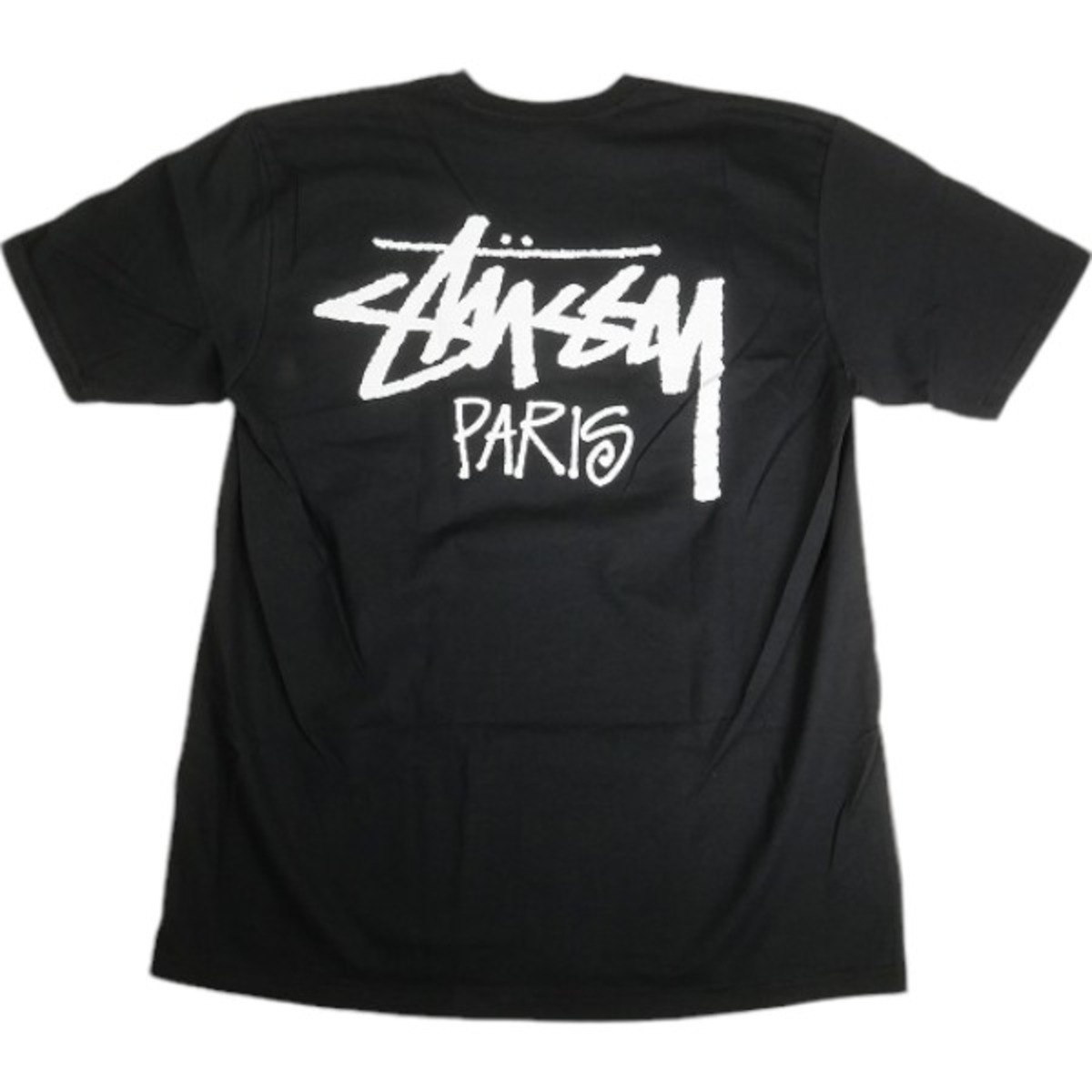 Size【XL】 STUSSY ステューシー 24AW STOCK PARIS TEE BLACK パリ限定 