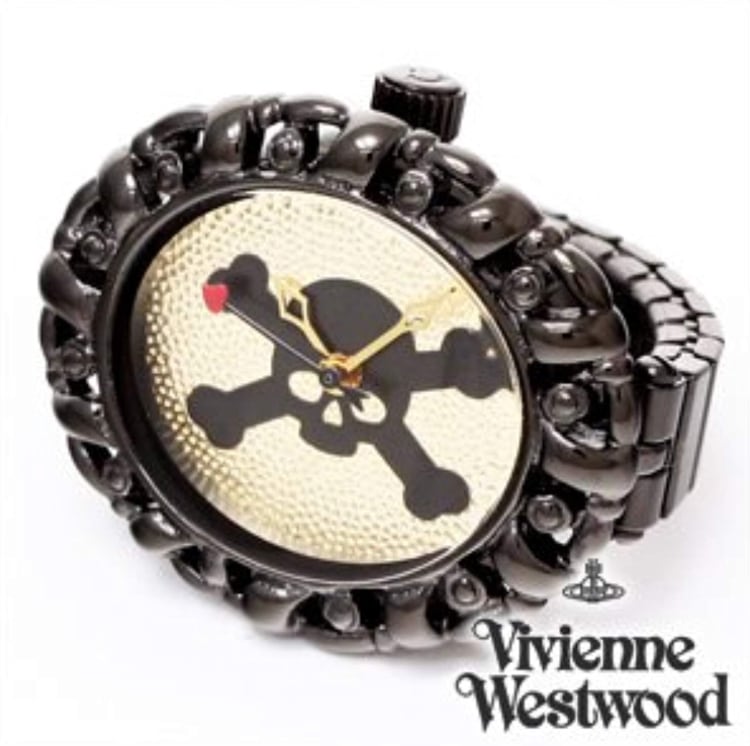 【Vivienne Westwood】リングウォッチ ブラックスカル♡ | BlissColors powered by BASE