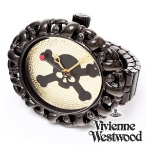 【Vivienne Westwood】リングウォッチ  ブラックスカル♡