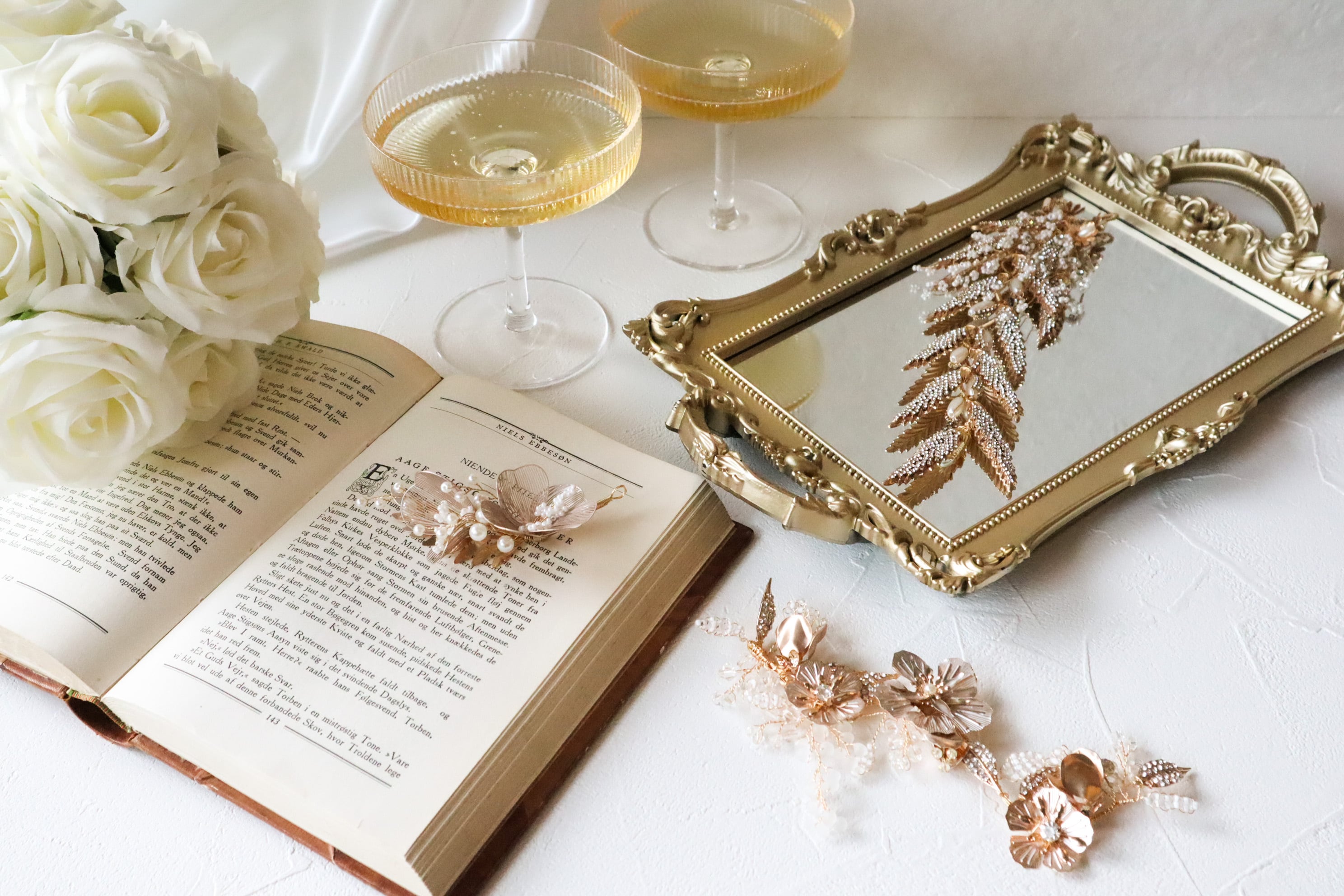 H-140 Gold Leaf ヘッドドレス | ウェディング・ブライダル H-140 Gold Leaf ヘッドドレス | ウェディング・ブライダル