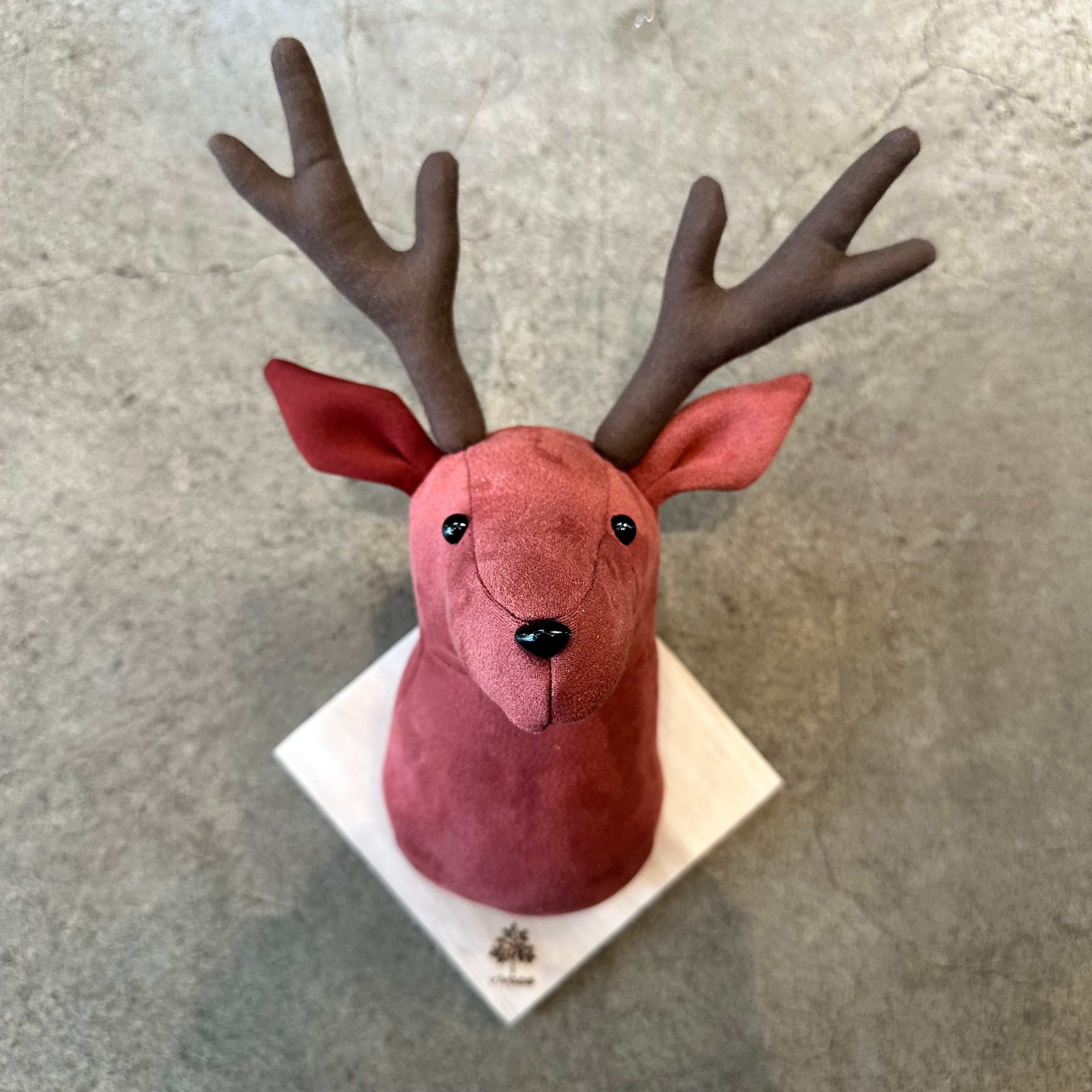 ライトレッド耳 ハンティングトロフィー スエード 鹿 | mikke