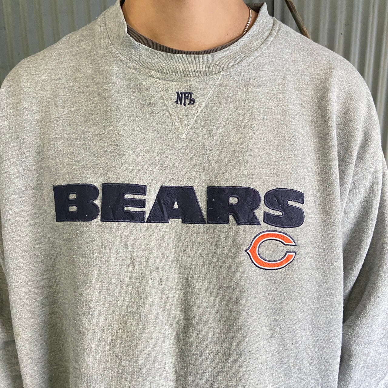 リーボック Reebok NFL CHICAGO BEARS シカゴベアーズ プリントスウェットシャツ トレーナー メンズXXL /eaa264105