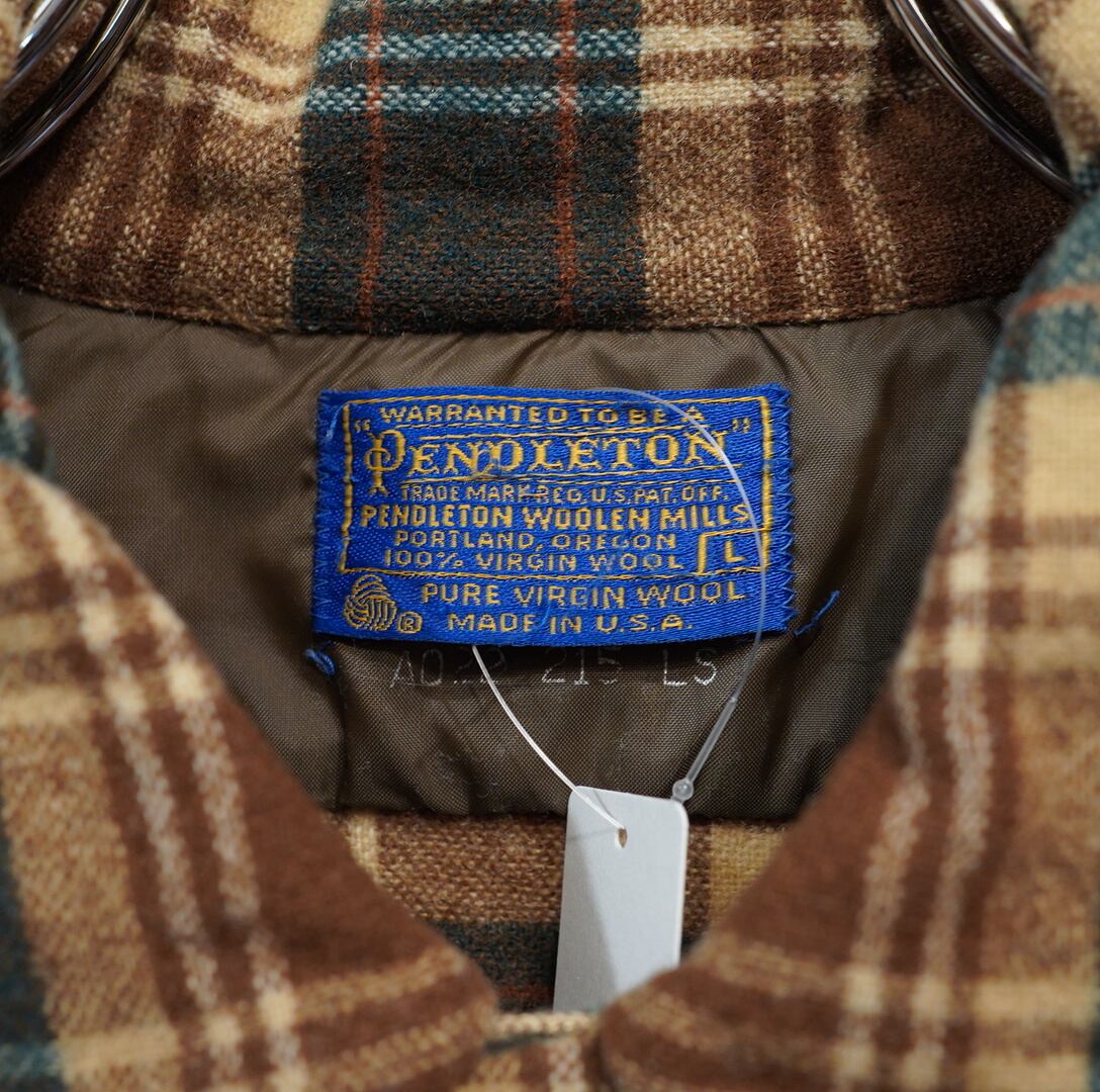 pendleton 70s board shirt チェック L/開襟シャツ オープン