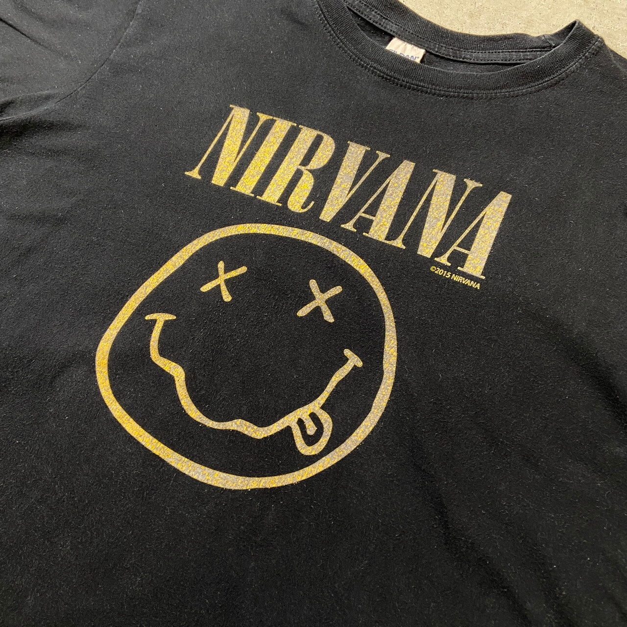 NIRVANA ニルヴァーナ スマイル バンドTシャツ バンT メンズL 古着 